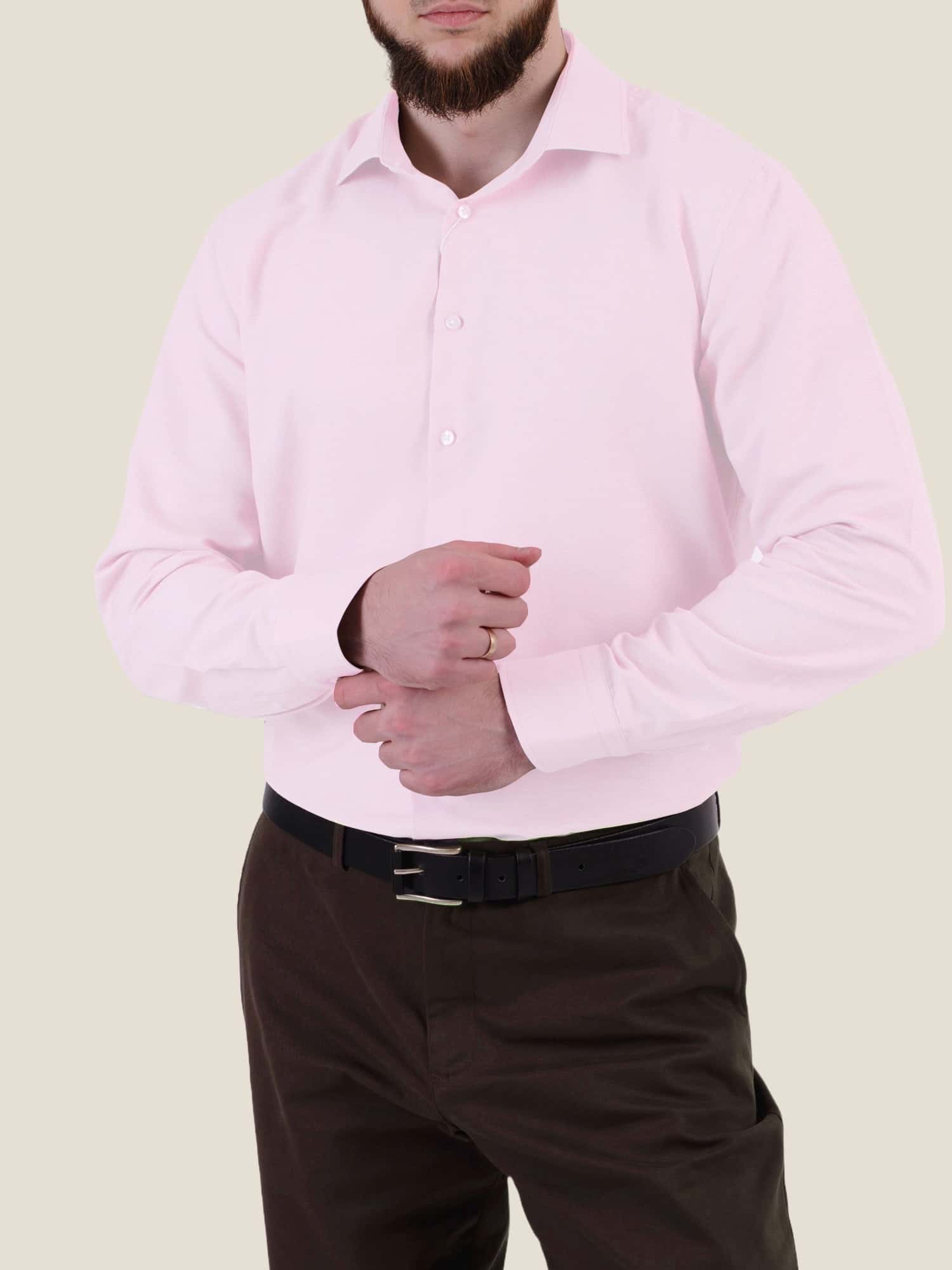 Класична сорочка рожева