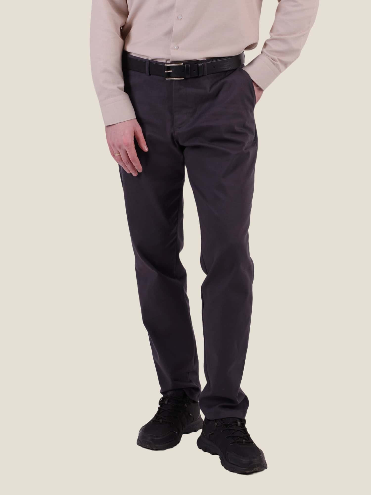 Брюки cotton сірі