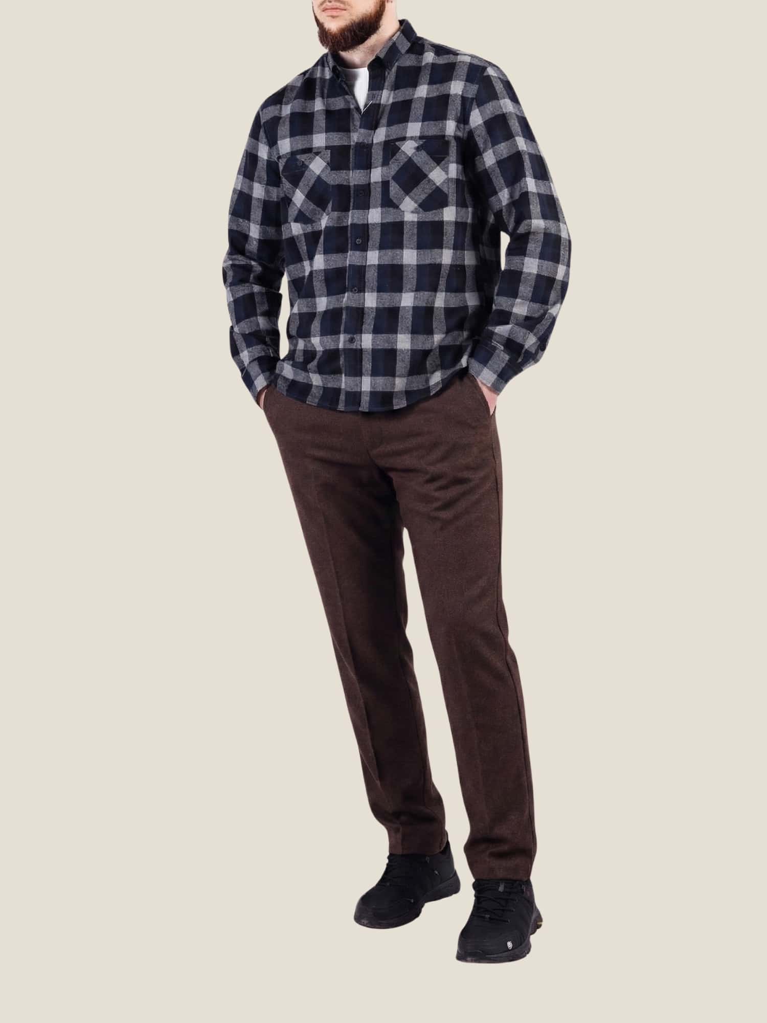 Вовняні брюки цинамонові (alt)