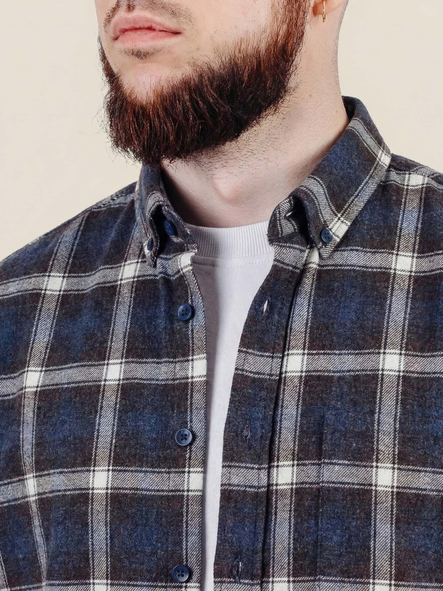 Фланелева сорочка синьо-червона (alt)