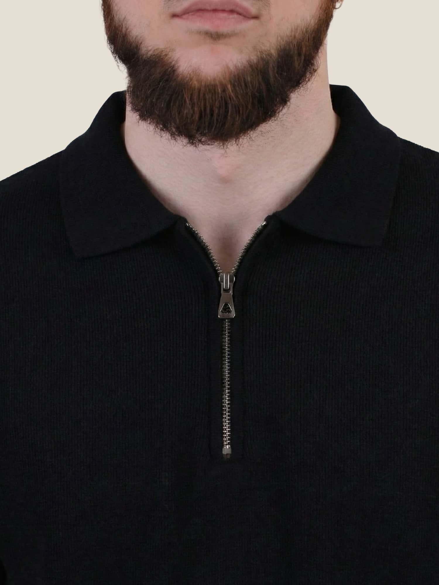 Джемпер-поло чорний (alt)