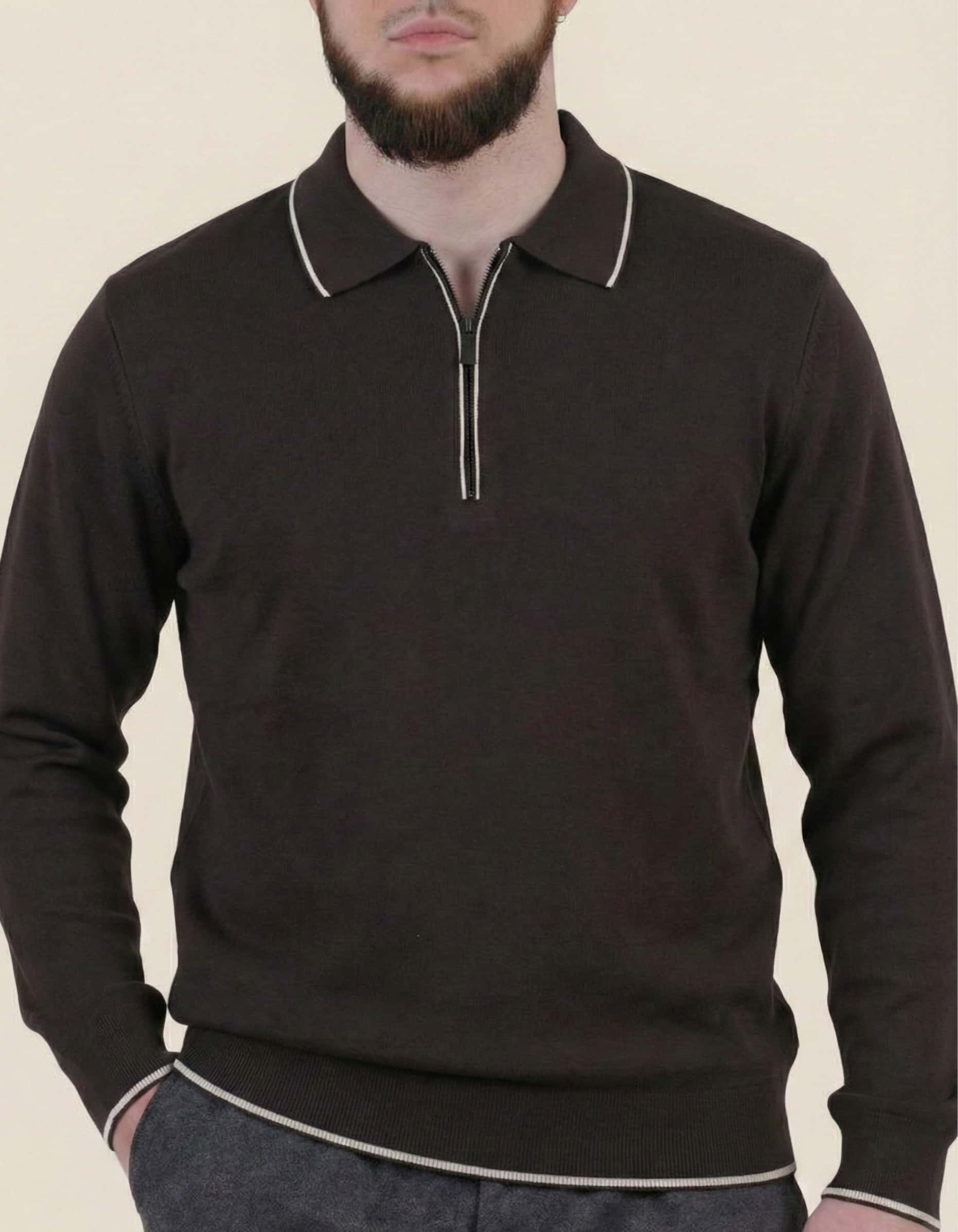 Поло коричневий